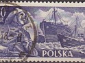 Poland 1956 Fisherman 60 Groszv Violet Scott 723